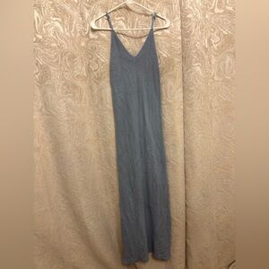 Freshman 1996 Strappy Summer Sweater Dress | Size M | NWOT | Dusty Blue